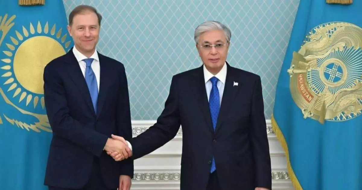  Президент Ресей Үкіметі төрағасының бірінші орынбасарын қабылдады 