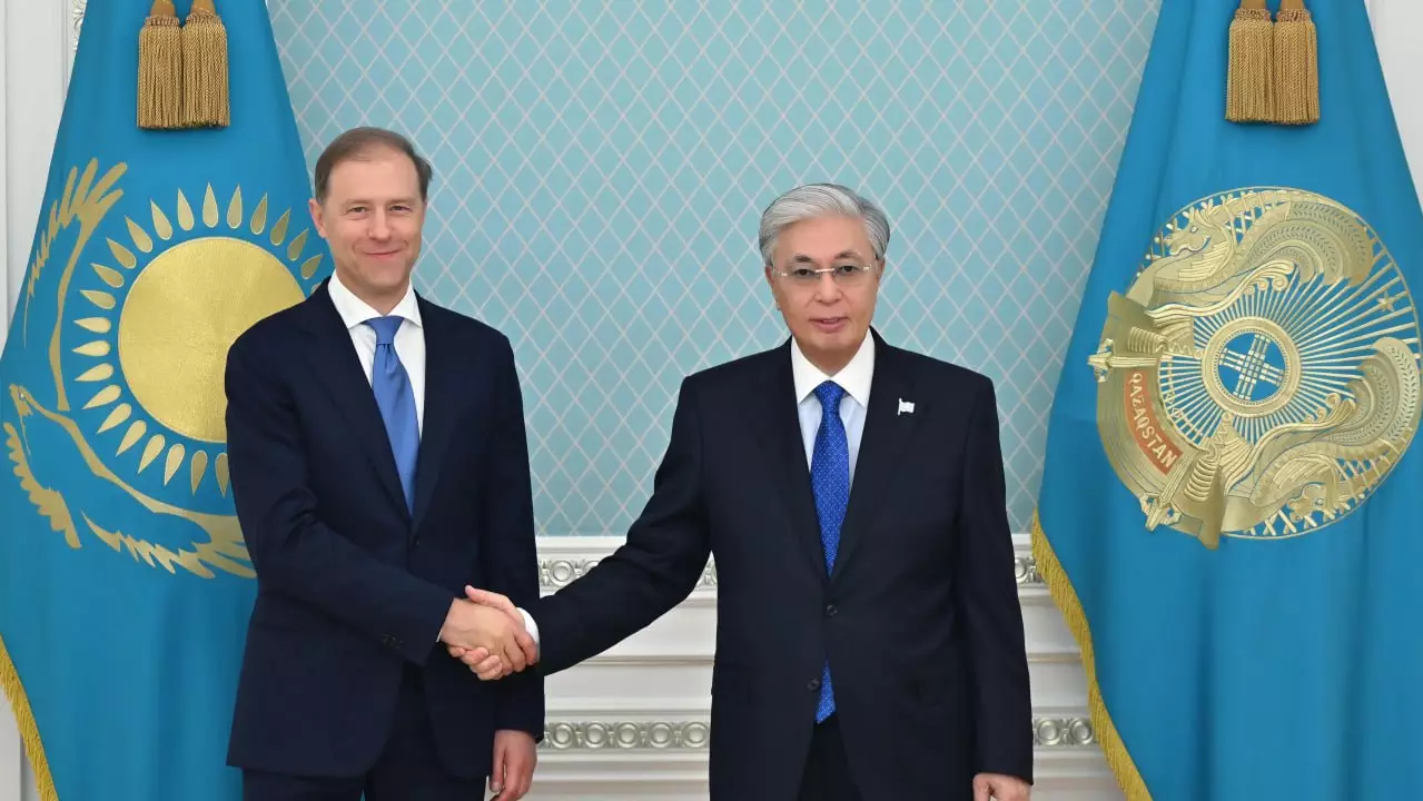 Мемлекет басшысы Ресей Федерациясы Үкіметі Төрағасының бірінші орынбасарын қабылдады