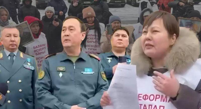 «Не рожала сына, чтобы он погиб в армии»: требования матерей и детали митинга в Астане