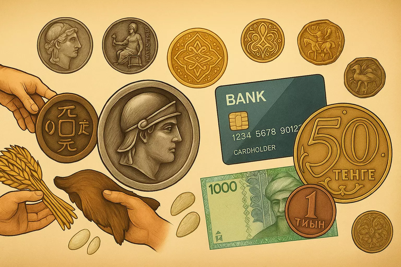 Ақшаның тарихы мен эволюциясы