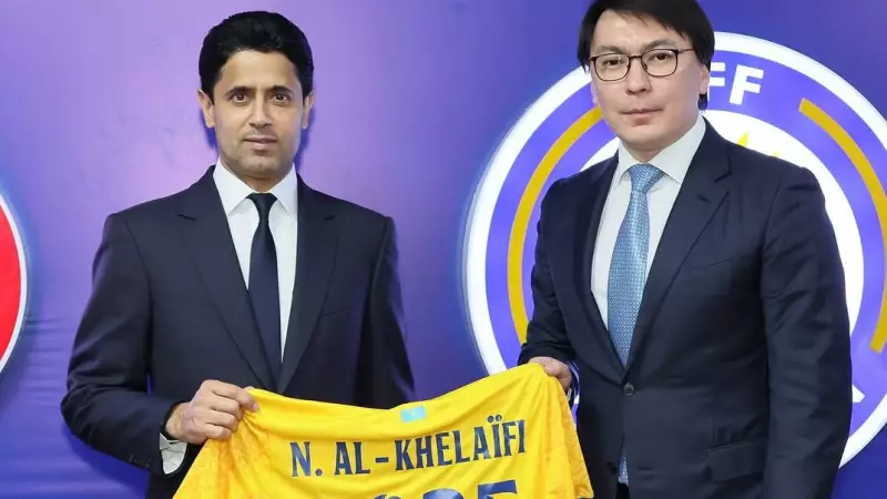 «ПСЖ» президенті ҚФФ кеңсесіне барды