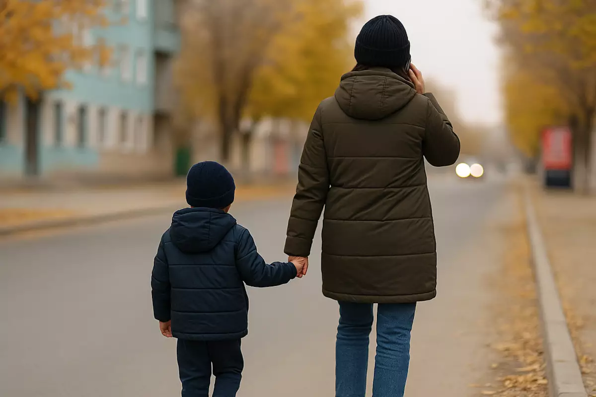 Одинокий малыш на дороге: история с хорошим концом из Атырау