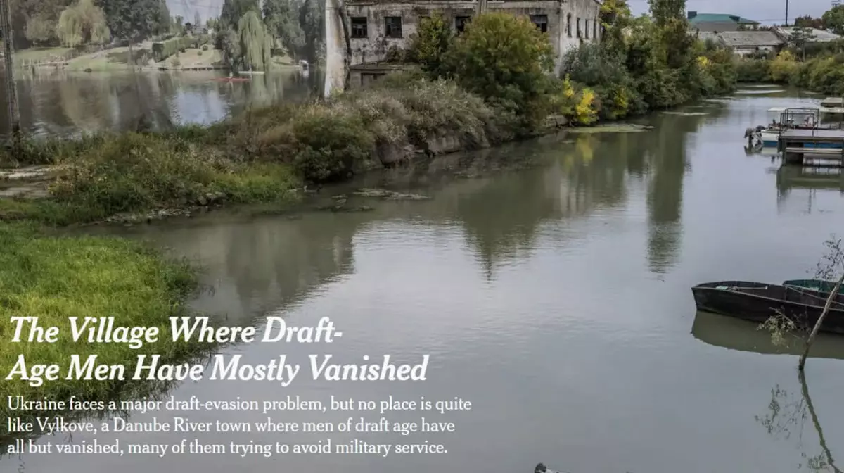 В украинском городе Вилково почти не осталось мужчин — The New York Times