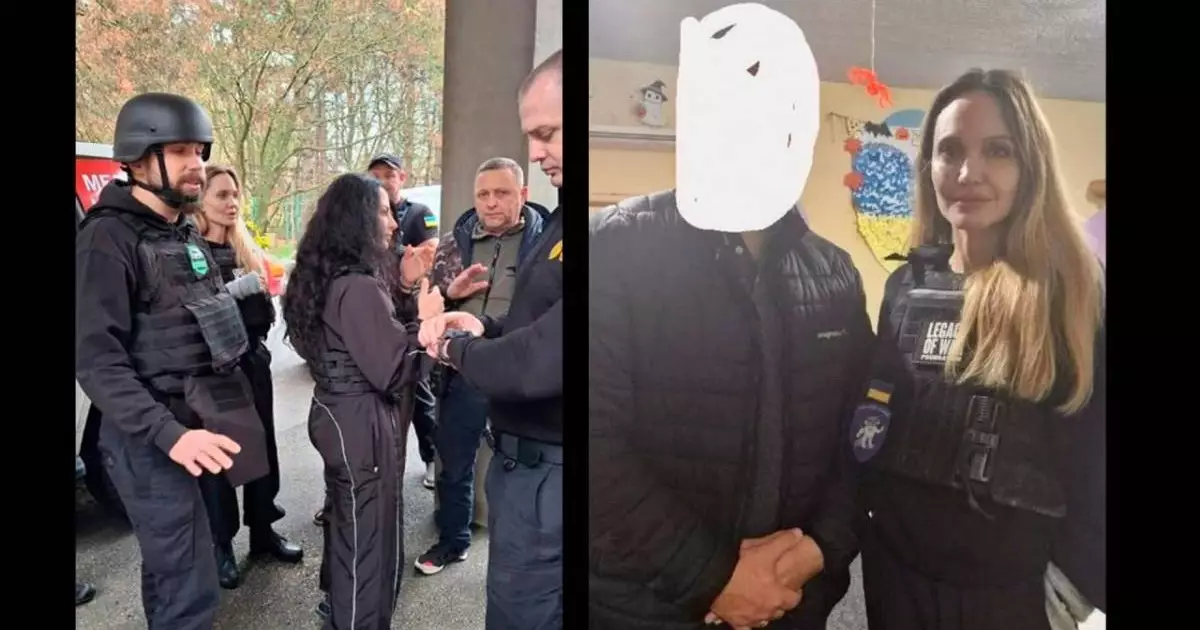  Анджелина Джоли Украинадағы сапары туралы айтты 