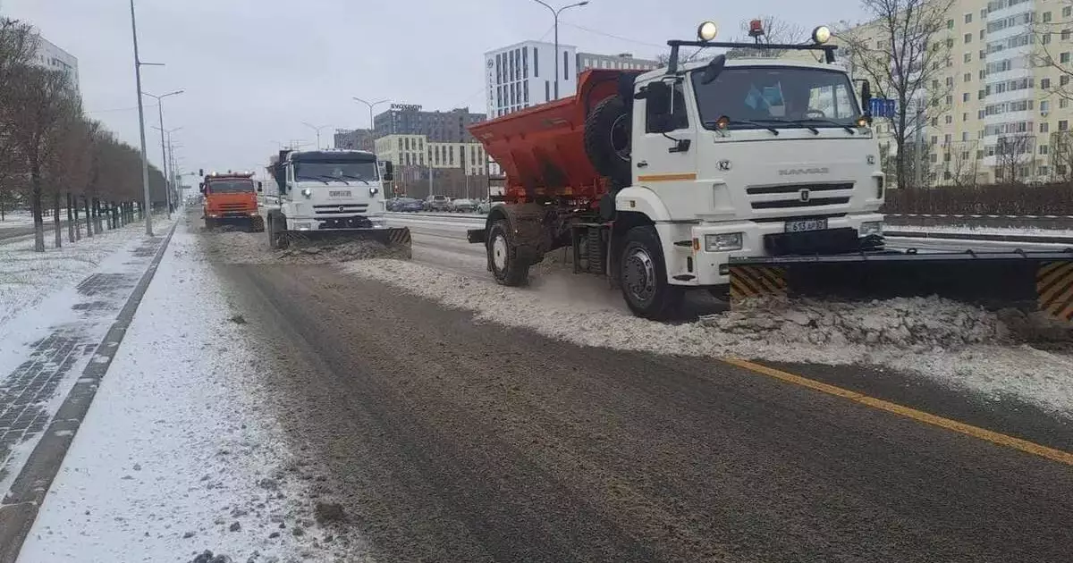  10 күнде бір айдың нормасы: Астанадан 14 мың жүк көлігіне тиелген қар шығарылды 