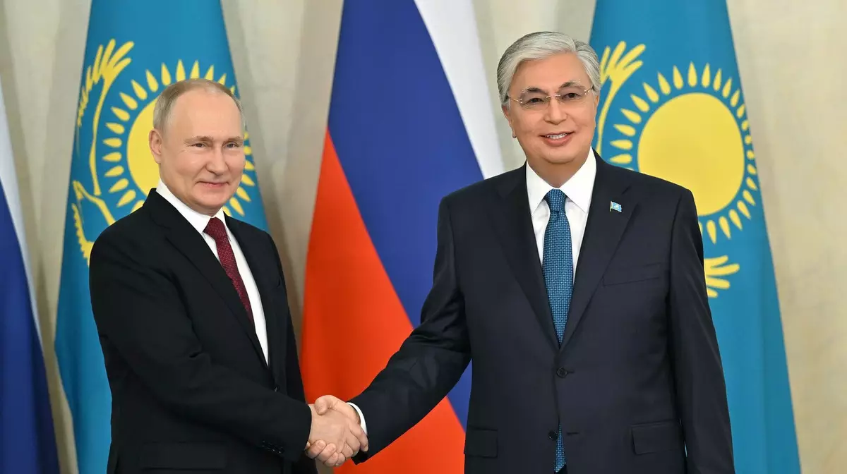 Путин даст обед в честь визита Токаева