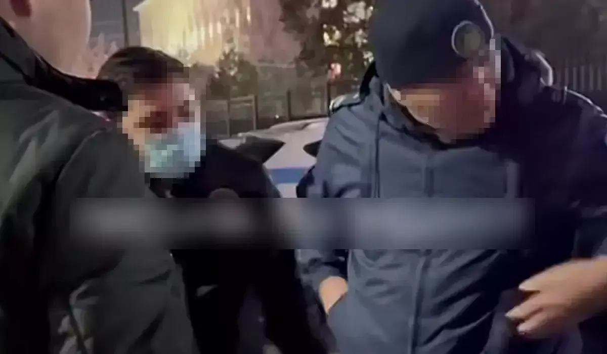 Сотрудники КНБ устроили погоню за полицейским: видео попало в сеть