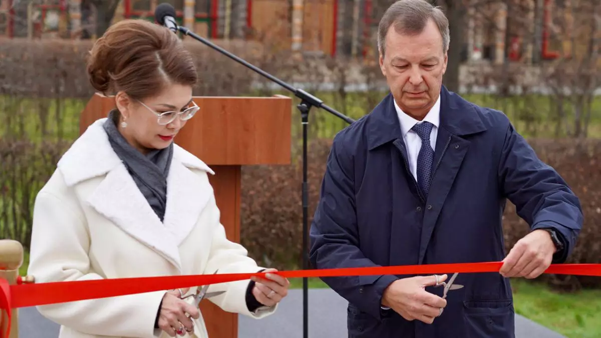 Мәскеуде "Қазақстан мен Ресей достығы" сквері ашылды