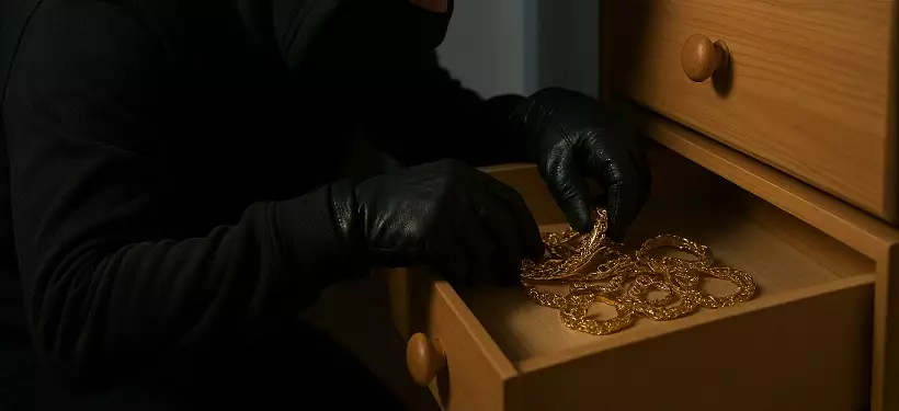 Золотые украшения на миллион тенге украла гостья из квартиры семейчанки