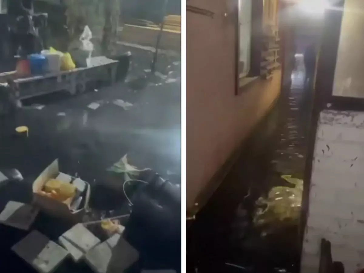 Сточными водами затопило поселок в Костанае из-за порыва канализации (ВИДЕО)