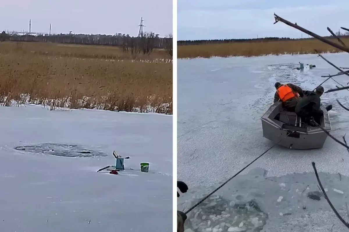 Пенсионер на рыбалке провалился под лед и погиб в Акмолинской области