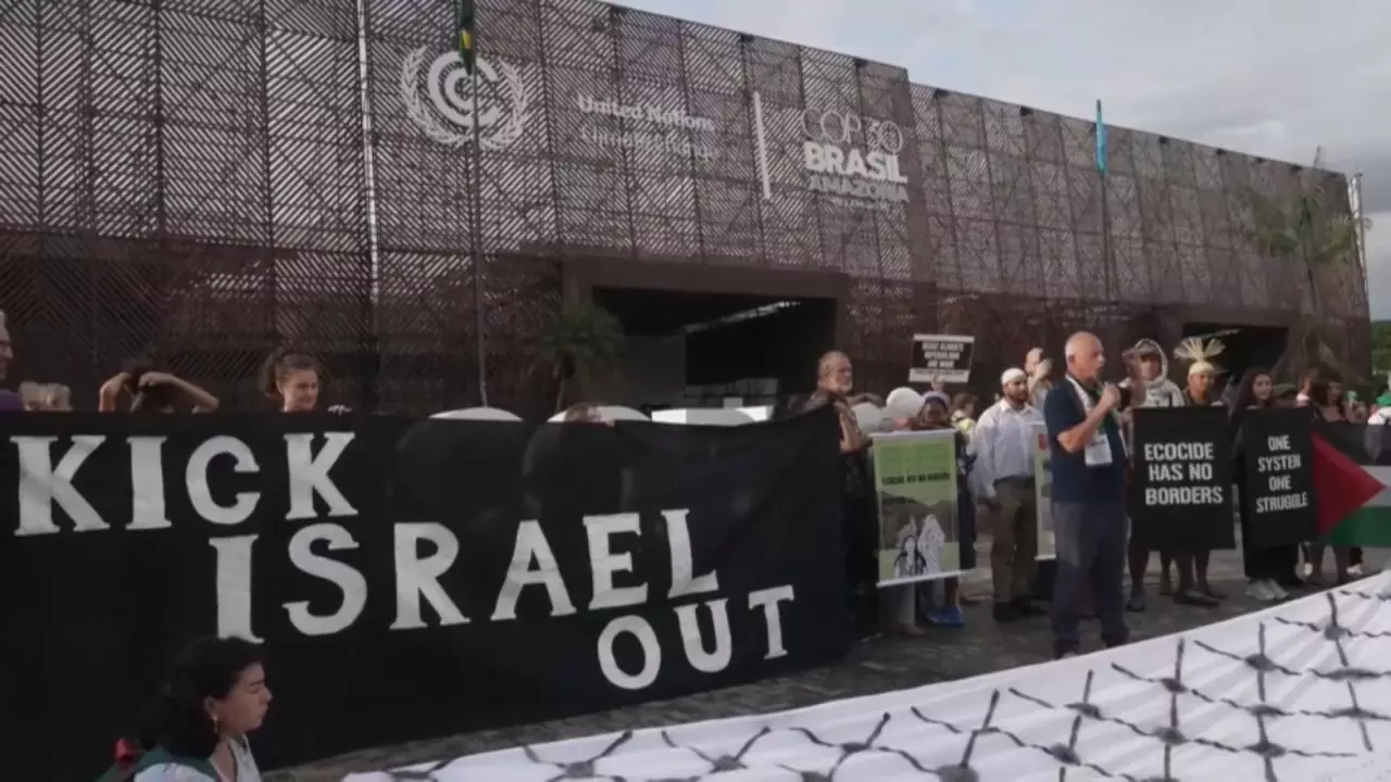 Белсенділер Израильдің COP30 қатысуына наразы