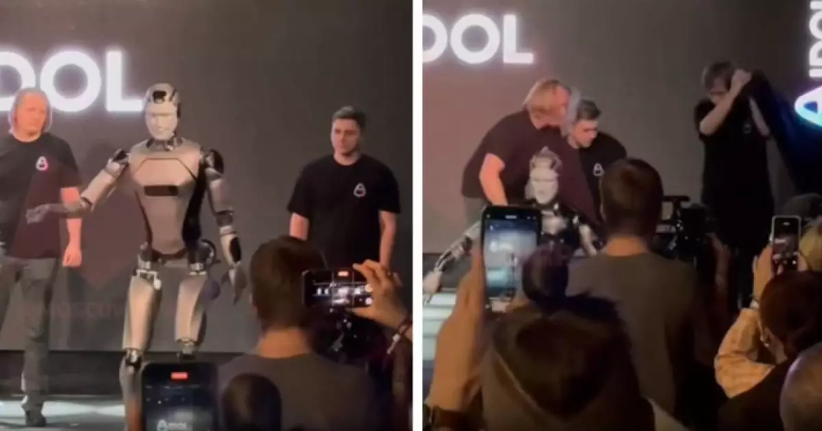  Алғашқы ресейлік адам тәрізді робот презентация кезінде құлап қалды 