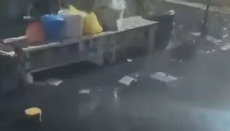 Канализационный коллектор прорвало на ГКНС Костаная