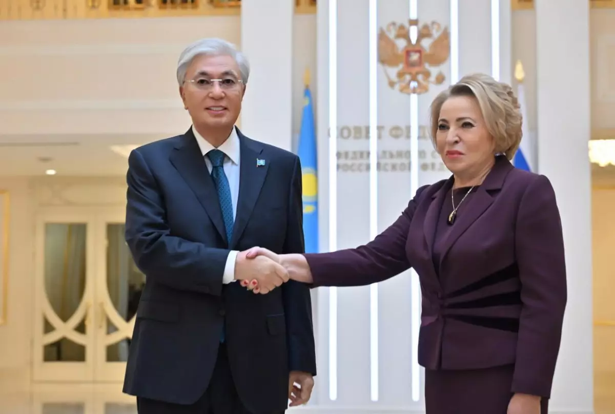 Токаев и Матвиенко обсудили актуальные вопросы сотрудничества