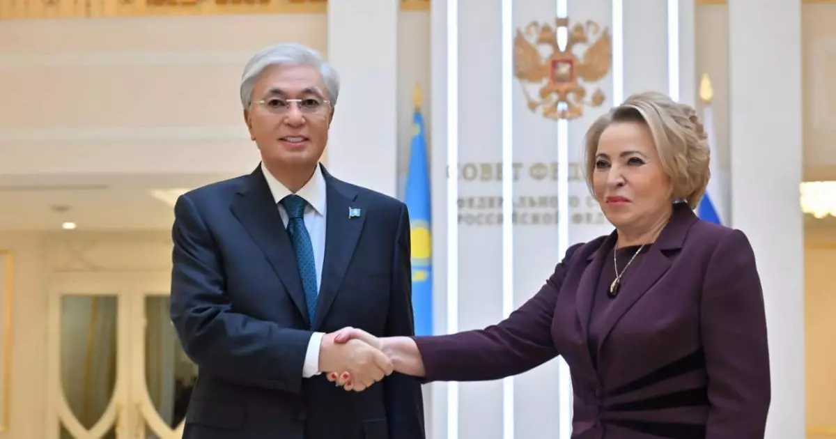  Қасым-Жомарт Тоқаев Валентина Матвиенкомен кездесті 