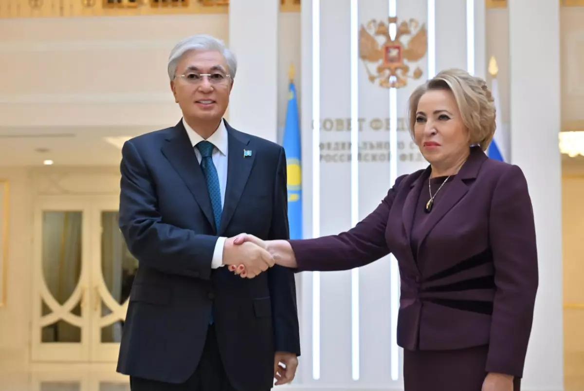 Казахстан и Россия укрепляют союз: Токаев провел ключевую встречу с Матвиенко