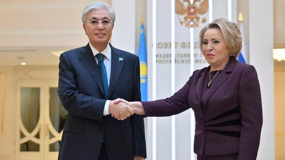 Президент Токаев встретился с Валентиной Матвиенко