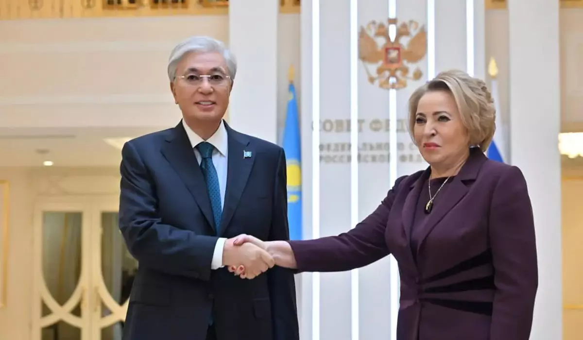 Токаев встретился с Валентиной Матвиенко