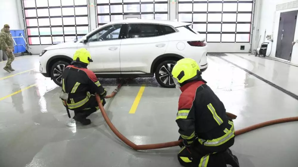 Столичные спасатели обратились к водителям электрокаров