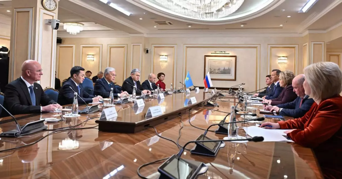  Қасым-Жомарт Тоқаев пен Валентина Матвиенко парламентаралық диалогтың өзекті мәселелерін талқылады   
