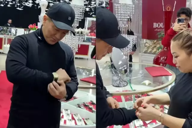 Сәкен Майғазиев танымал кәсіпкерден бағалы сыйлық алды