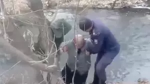 Өзенге құлаған 69 жастағы ер адам құтқарылды