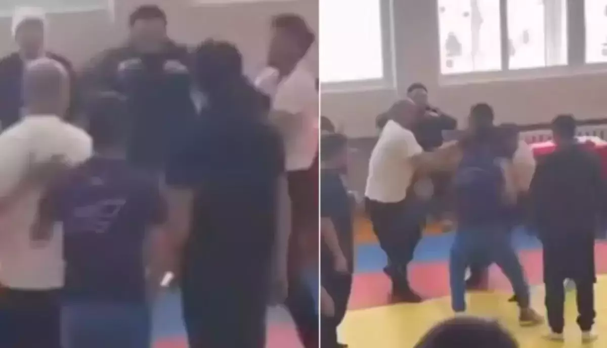 Ақмолада жарыс кезінде екі бапкер жасөспірімдердің көзінше төбелескен