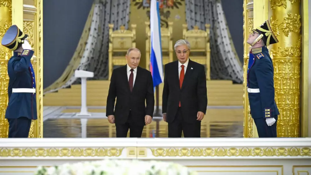Тоқаев пен Путин декларацияға қол қойып, құжаттар алмасады