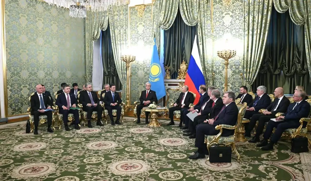 Стало известно, о чем договорились Токаев и Путин по итогам переговоров в Кремле