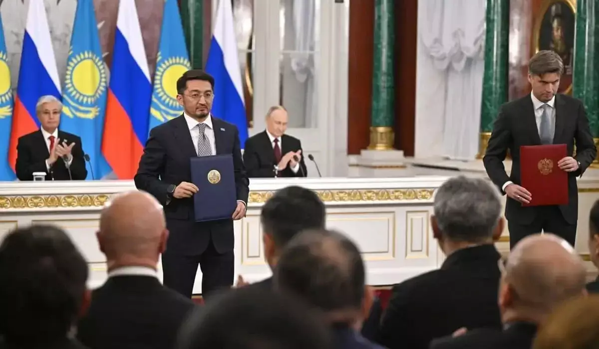 Ғарыш, теміржол, атом энергиясы: Тоқаев пен Путин келіссөзі бойынша 13 құжатқа қол қойылды