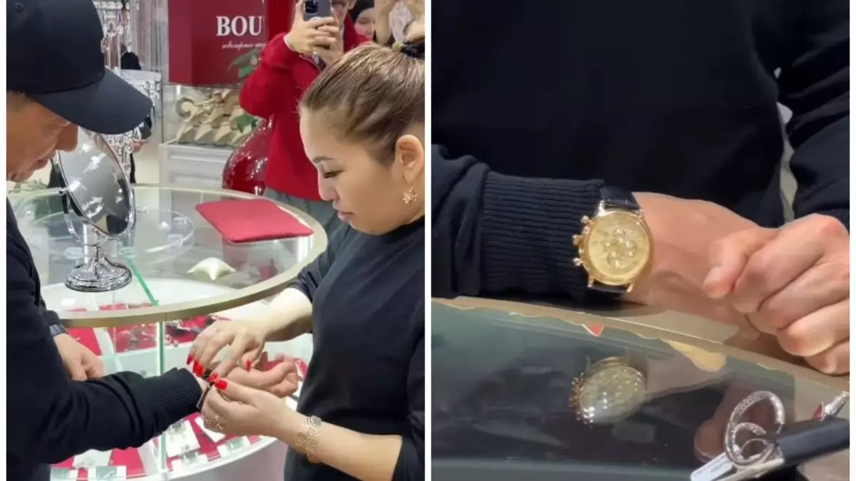 Отандық кәсіпкер Сәкен Майғазиевке қымбат сыйлық жасады