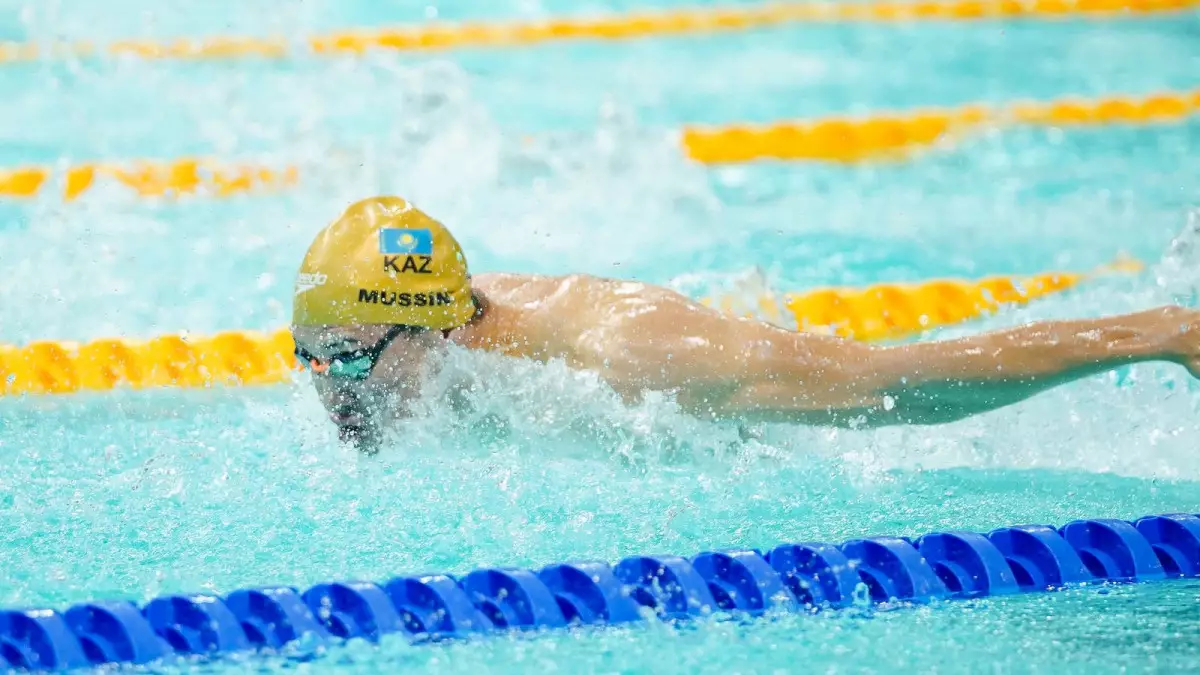 Әділбек Мусин суда жүзуден Ислам ойындарында күміс медаль жеңіп алды