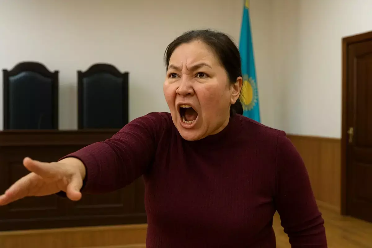 Жанаозенка получила штраф за маты в здании суда - новости на Lada.kz 12.11.2025