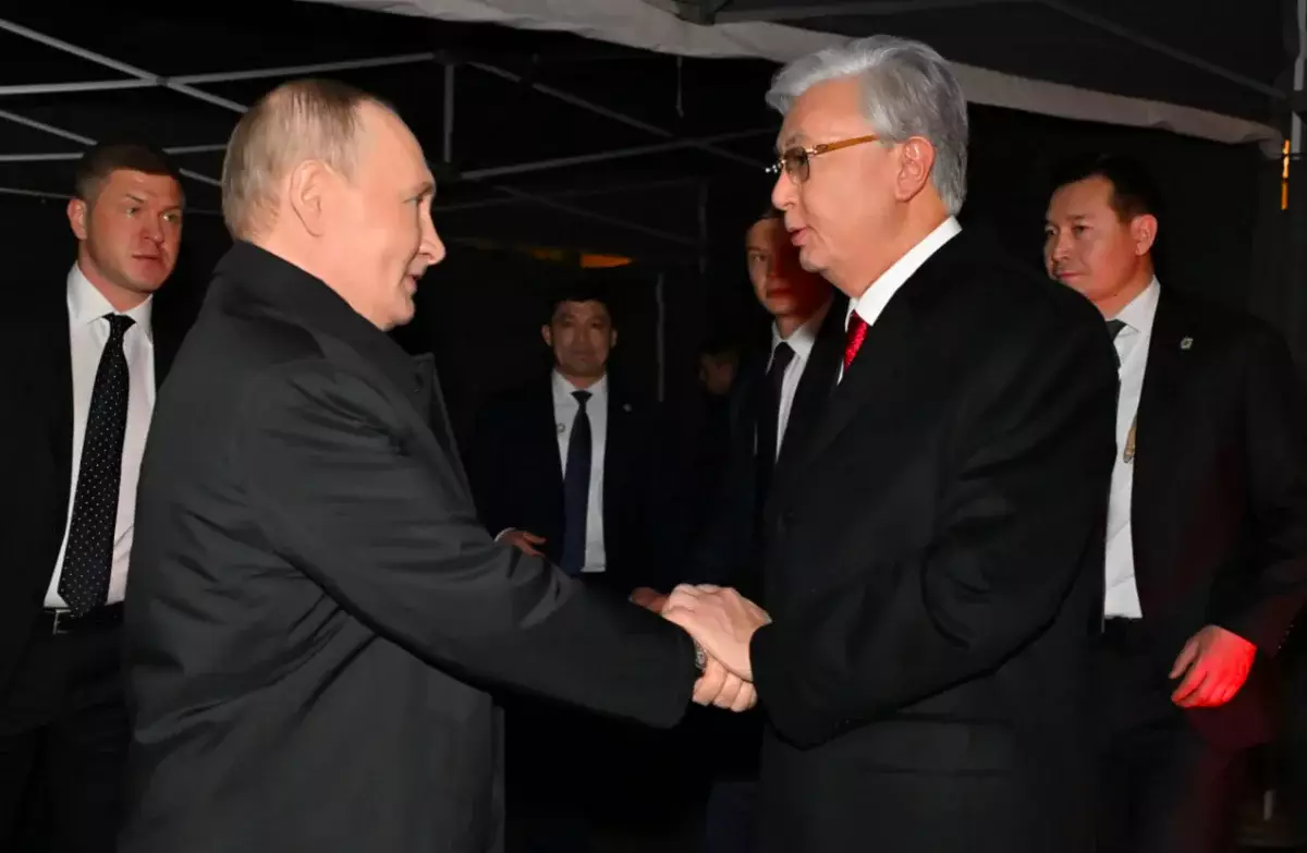 Касым-Жомарт Токаев и Владимир Путин тепло попрощались
