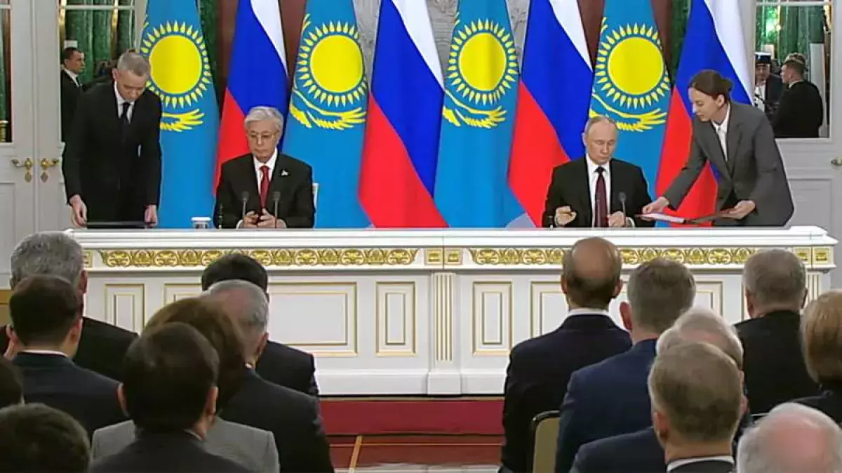 Россия и Казахстан оформили всеобъемлющее стратегическое партнерство.