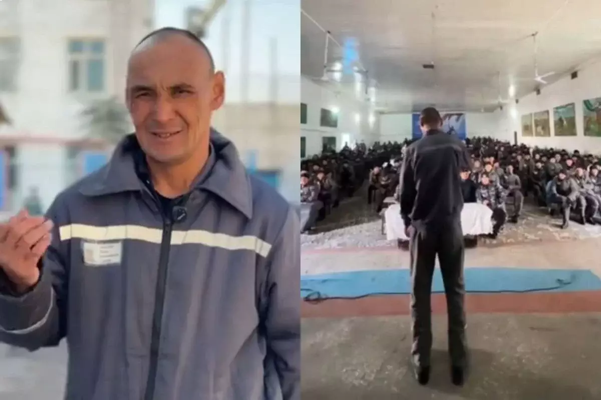 «Жақсы жаңалық күтіңіздер»: Мұрат Әбділдә түрмедегі камераластарына өнер көрсетті