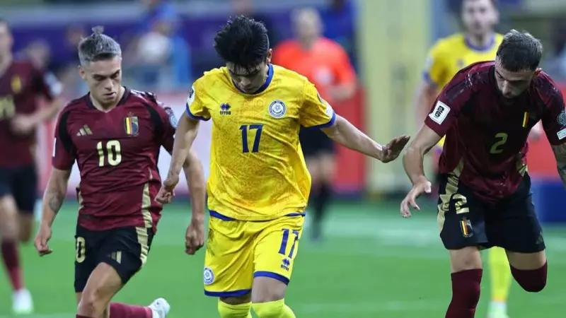 Бельгия құрамасының қорғанысы Қазақстан матчында толық емес