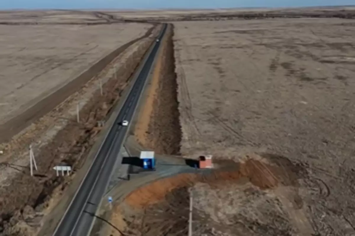 В регионе обновили ключевой участок автодороги, соединяющей Казахстан и Россию