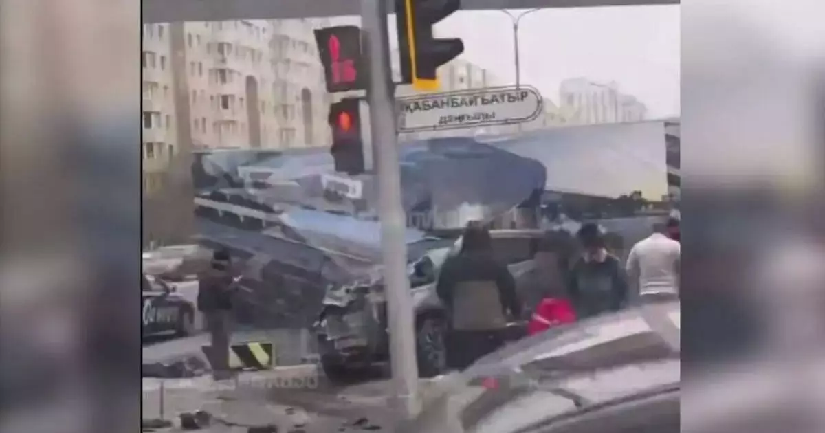  Астананың орталық көшесінде жантүршігерлік жол апаты болды 