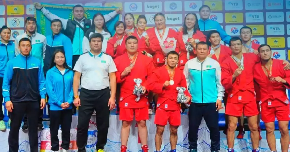   Самбодан әлем чемпионатында Қазақстан құрамасы екінші орын алды   