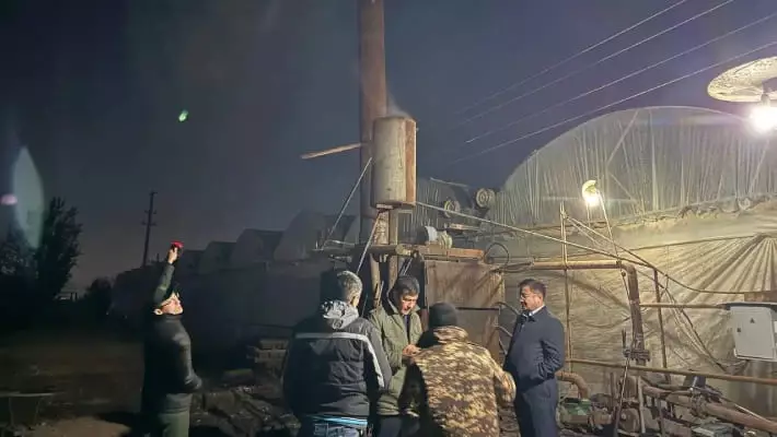 Работу более 100 теплиц приотсановили в Ташкенте и столичной области