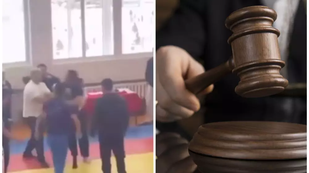 Казахстанские тренеры предстали перед судом за потасовку на детском турнире