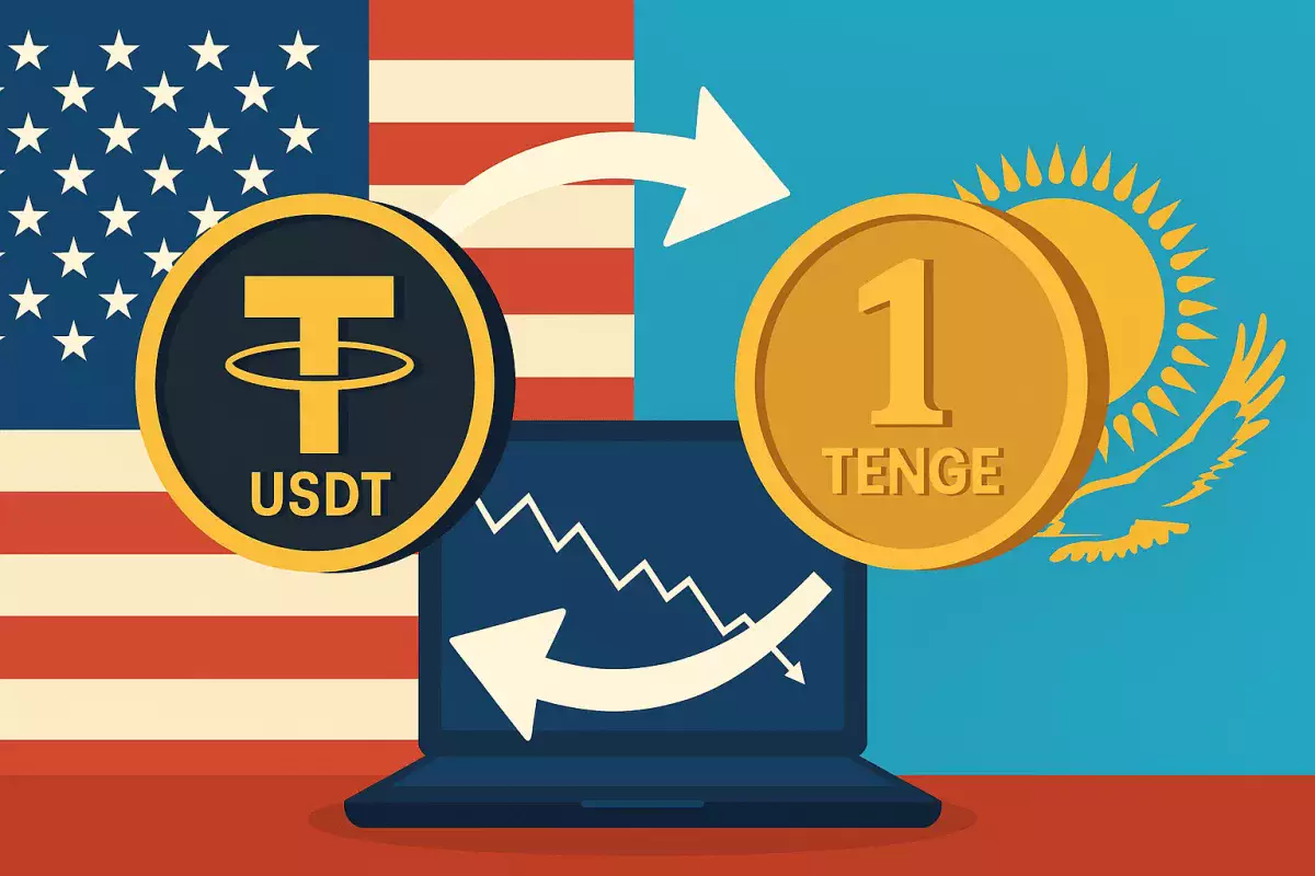 Zaman Bank показал, как отправить деньги из США в тенге через крипту