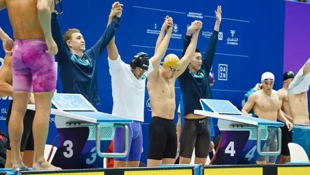 Қазақстан ерлер құрамасы жүзуден Эр-Риядтағы турнирде екінші болды