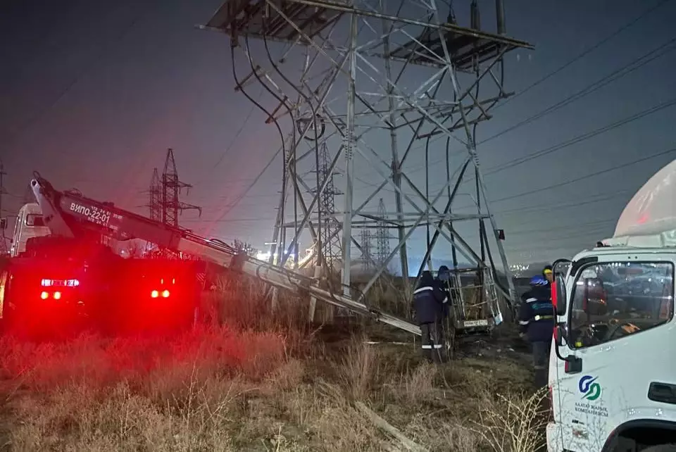 Авария на ТЭЦ-2 оставила без света часть Алатауского района Алматы