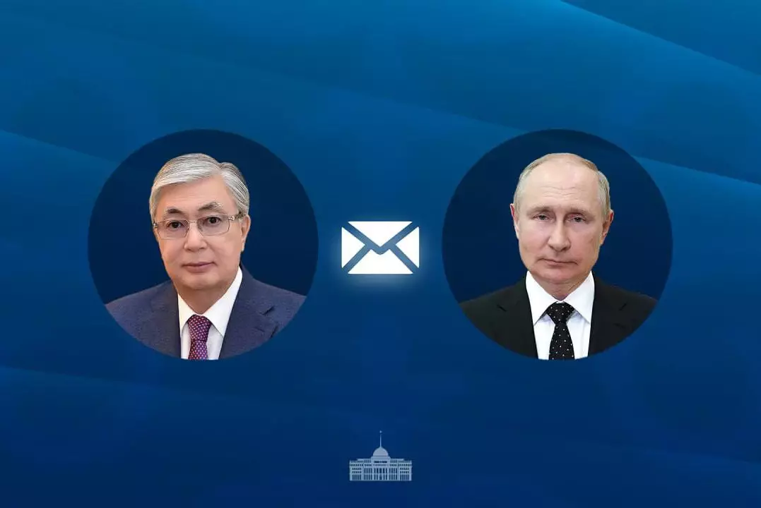 Токаев направил письмо благодарности президенту России