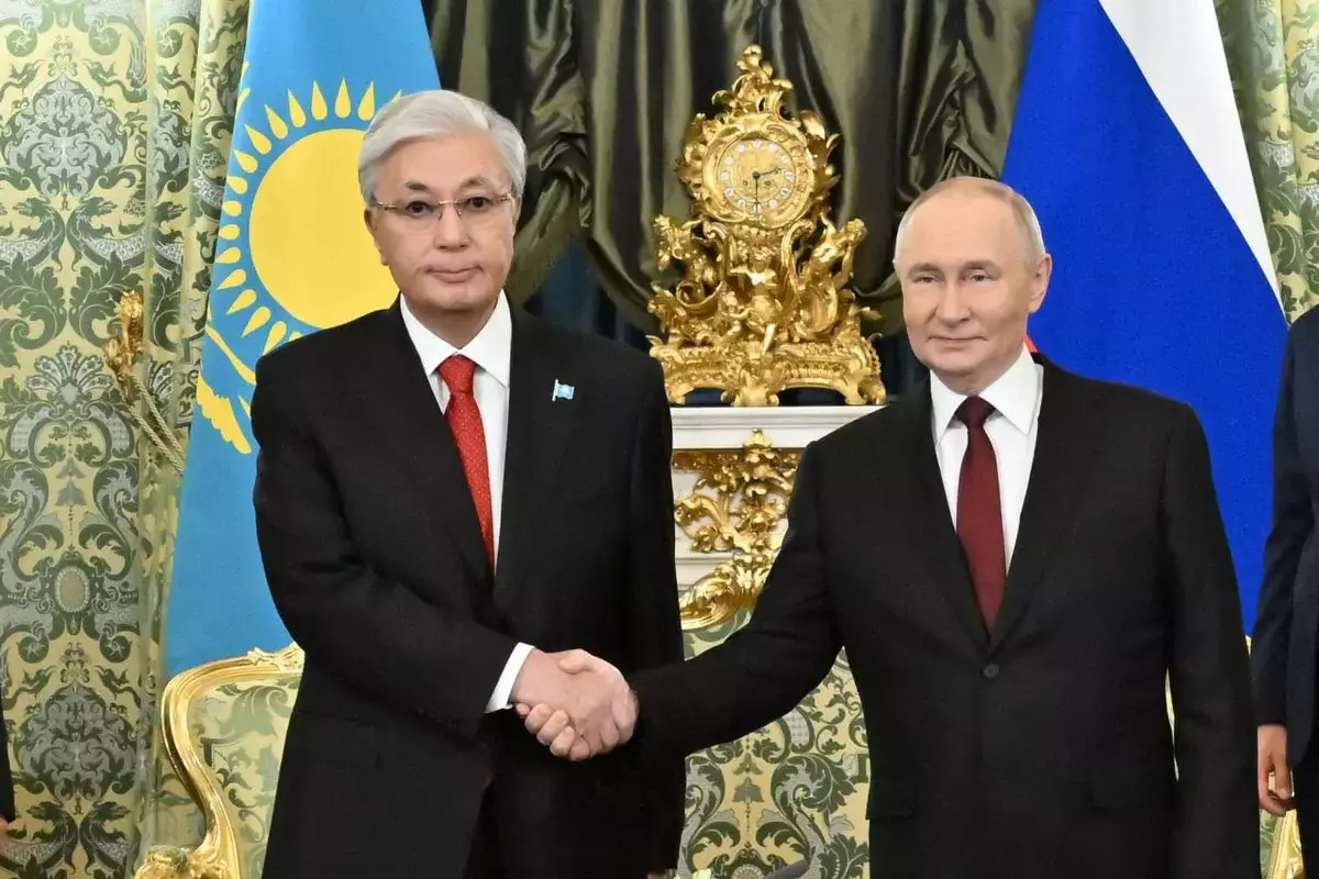 Токаев по итогам визита направил Путину письмо благодарности