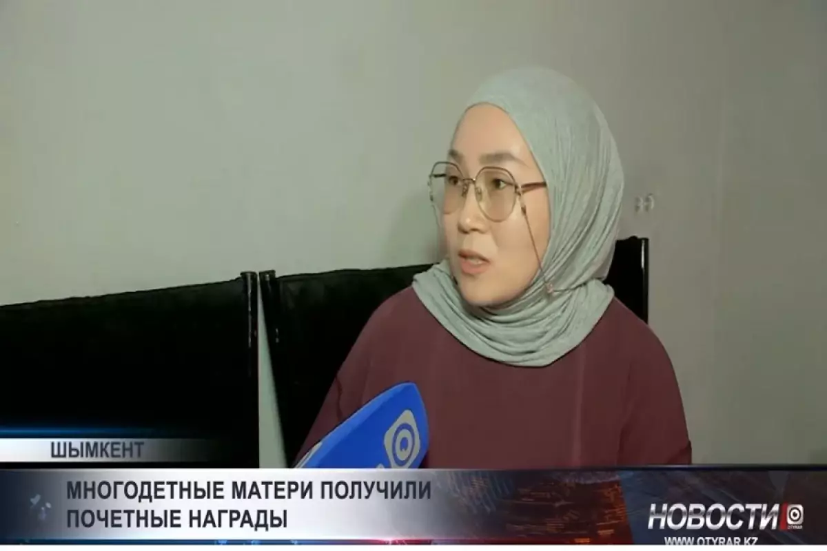 35-летняя жительница Шымкента получила «Алтын алқа»