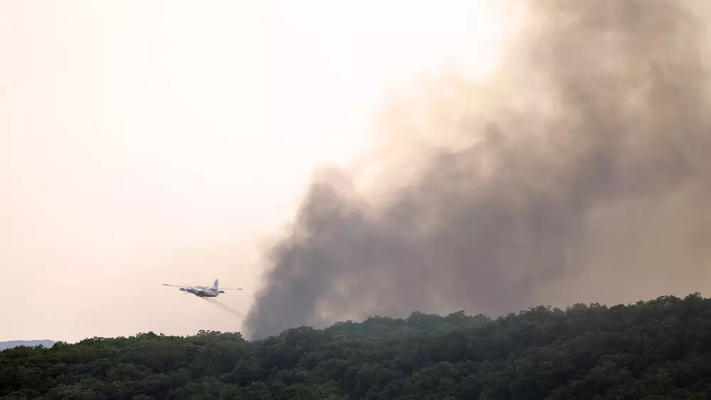 Турецкий самолет разбился в Хорватии